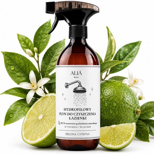 Naturalny płyn do czyszczenia łazienki z powłoką hydrofilową przeciw zaciekom i osadom 500 ml