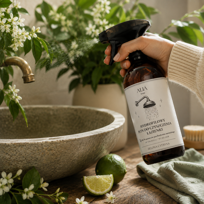 Naturalny płyn do czyszczenia łazienki z powłoką hydrofilową przeciw zaciekom i osadom 500 ml