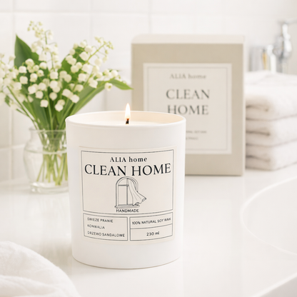 Świeca sojowa Clean Home 230 ml